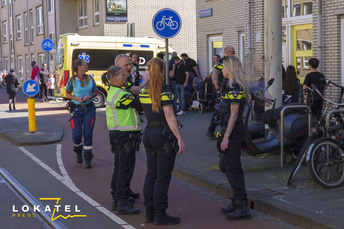 Portiek ontruimd na woningbrand in Centrum