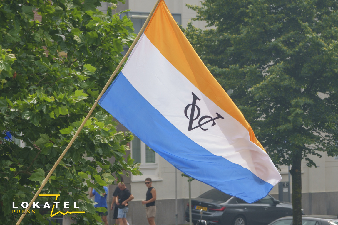 Demonstratie Nationaal Protest in Centrum