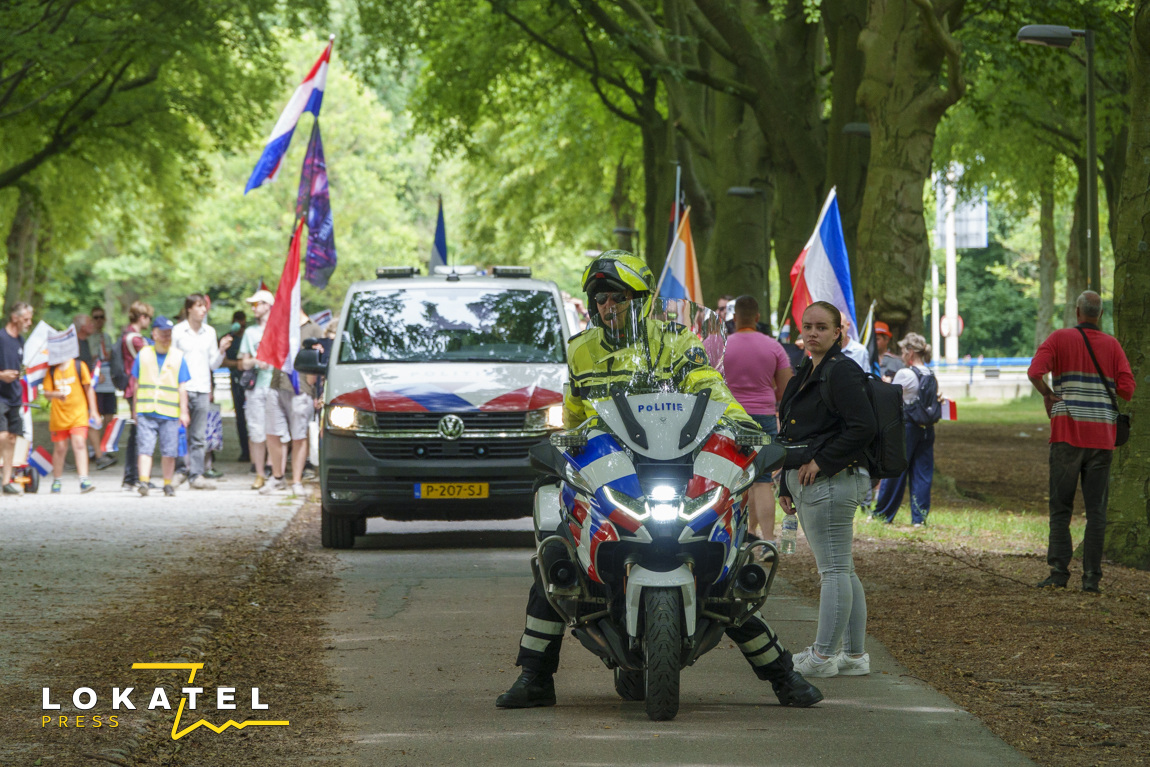 Demonstratie Nationaal Protest in Centrum