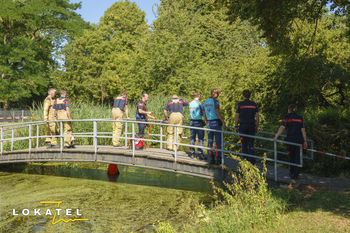 Omstanders redden vrouw uit te water in Westland