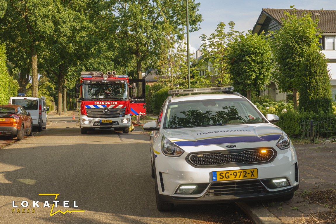 Brand in sauna in Soest in Soest