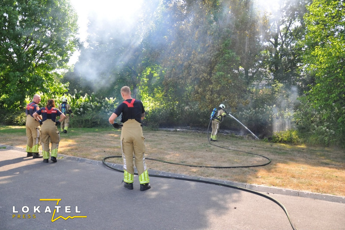 Bermbrand snel geblust in Vermeerkwartier
