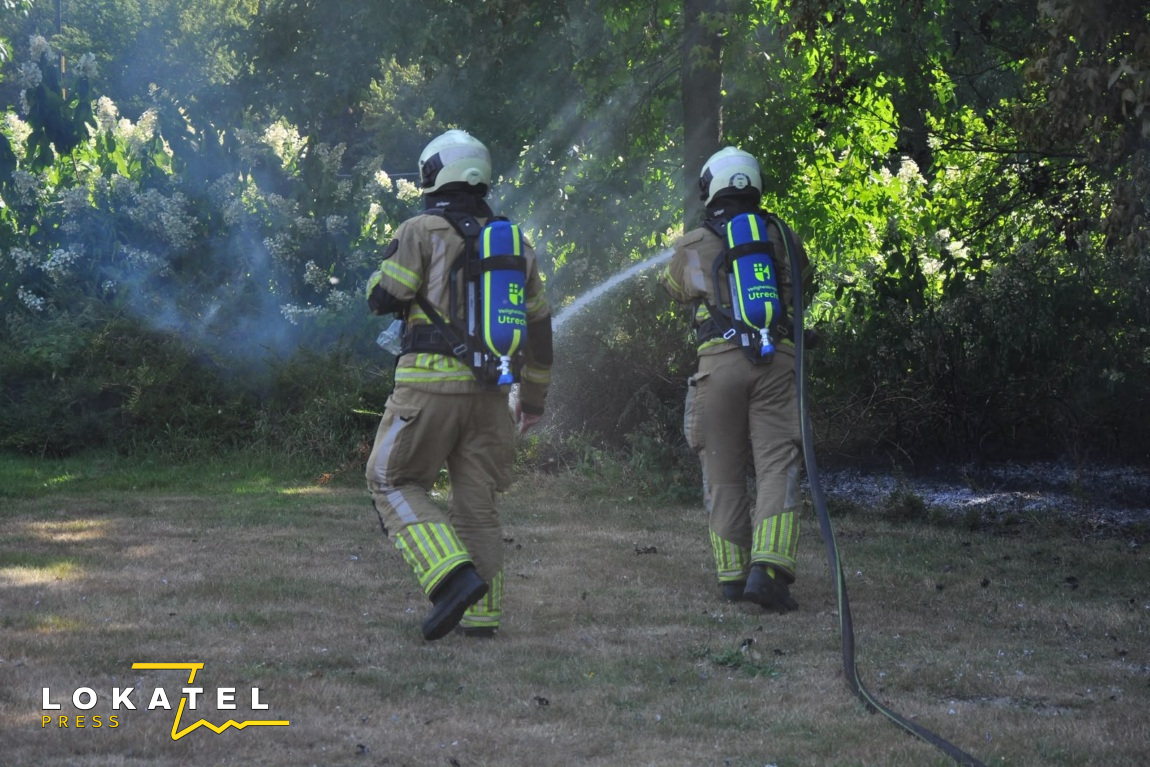 Bermbrand snel geblust in Vermeerkwartier