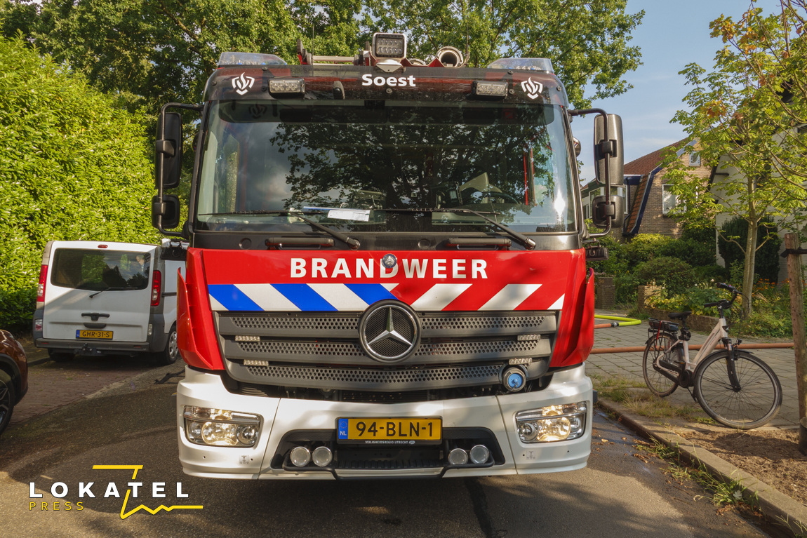 Brand in sauna in Soest in Soest