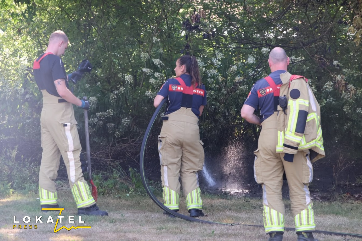 Bermbrand snel geblust in Vermeerkwartier